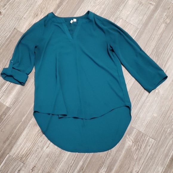 Cato Tops - 3/4 sleeve green top